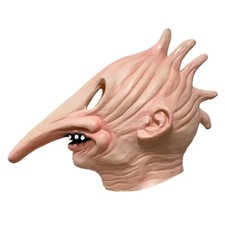 Adult Beetlejuice Barbara And Adam Monster Mask Couple Halloween Freaky Costume