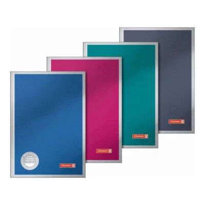 Brunnen Premium Notizbuch Kladde 90g/m² Metallic DIN A4, A5 Hardcover 96 Blatt