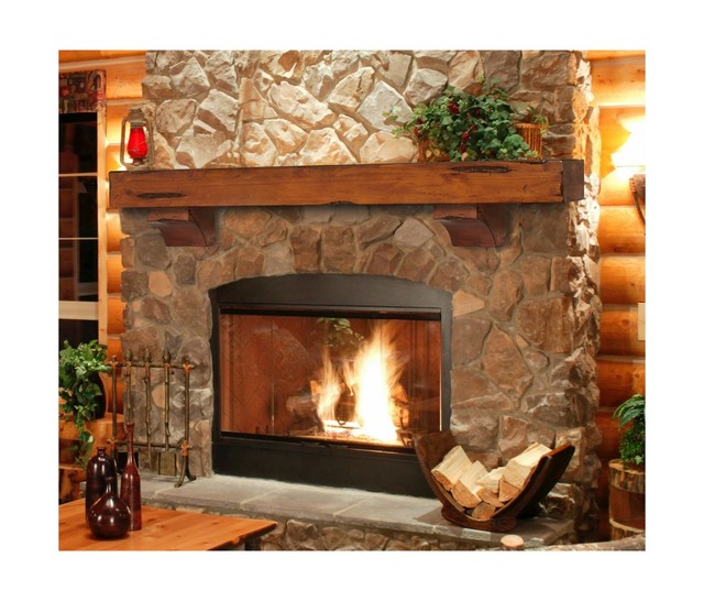 Pearl Mantels 412 60 27 Shenandoah Mantel 60 Inch Cottage Gray