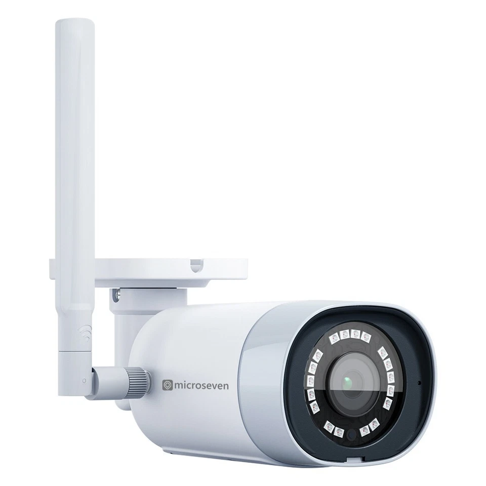 3Microseven 4K/8MP Ultra HD Dua WiFi 2.4/5GHz IP Camera 2 Two-Way Audio 256GB SD - Image 2 of 4