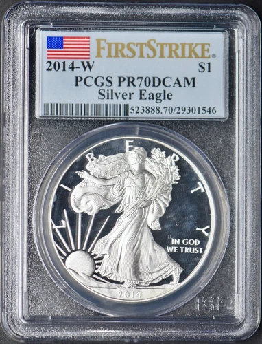 2014-W American Silver Eagle - PCGS PR70 DCAM - First Strike - ✪COINGIANTS✪