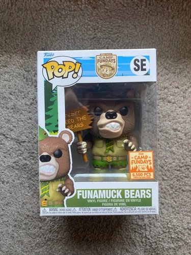 Funko Pop! Camp Fundays 2023 Funamuck Bears Box of Fun LE 6500 SE SDCC