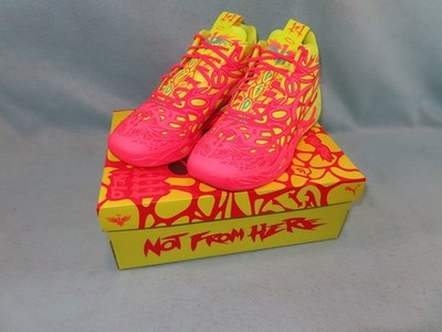 PUMA LaMelo Ball ''1 Love'' Pink Alert Yellow Alert basketball shoes Mens Sz US 13