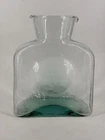 Blenko Glass Company #384 Double Spout Clear green Water Bottle Carafe Pitcher