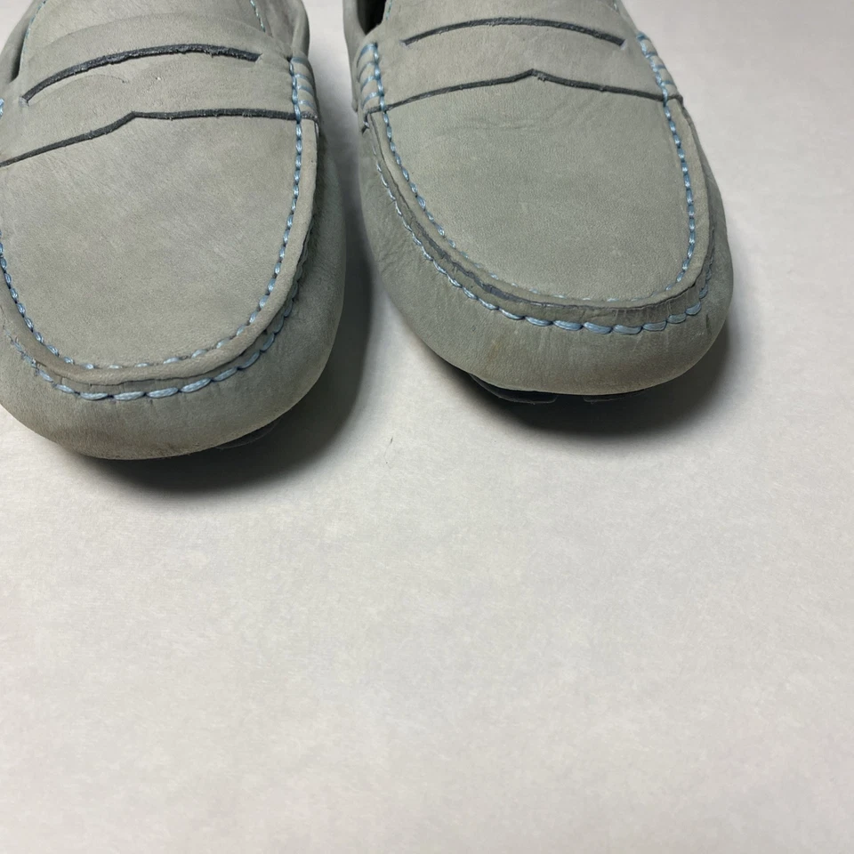Мокасины Massimo Matteo Penny Keeper, женские туфли размер 11 M, детские синие замшевые - Изображение 2 из 4