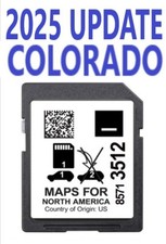 NEW UPDATE 2025 GPS NAVIGATION SD CARD 2019-2023 COLORADO MODELS