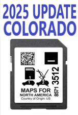 NEW UPDATE 2025 GPS NAVIGATION SD CARD 2019-2023 COLORADO MODELS