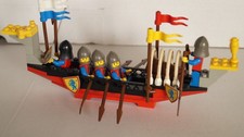 LEGO Castle 6049 Viking Voyager - Ruderboot - vollständig - TOP - aus 1987