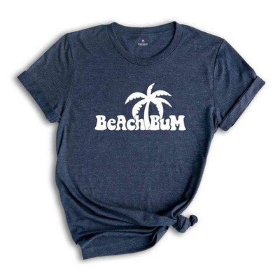 Beach Bum Shirt, Retro Beach Summer T-Shirt, Vacay Beach Shirts for Women, Summe