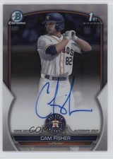 2023 Bowman Draft Chrome Prospect Refractor 167/499 Cam Fisher #CDA-CFI Auto 5h0