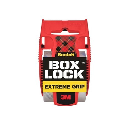 Scotch Box Lock transparentes Verpackungsband 48 mm x 20,3 m 1 Rolle Handspender *