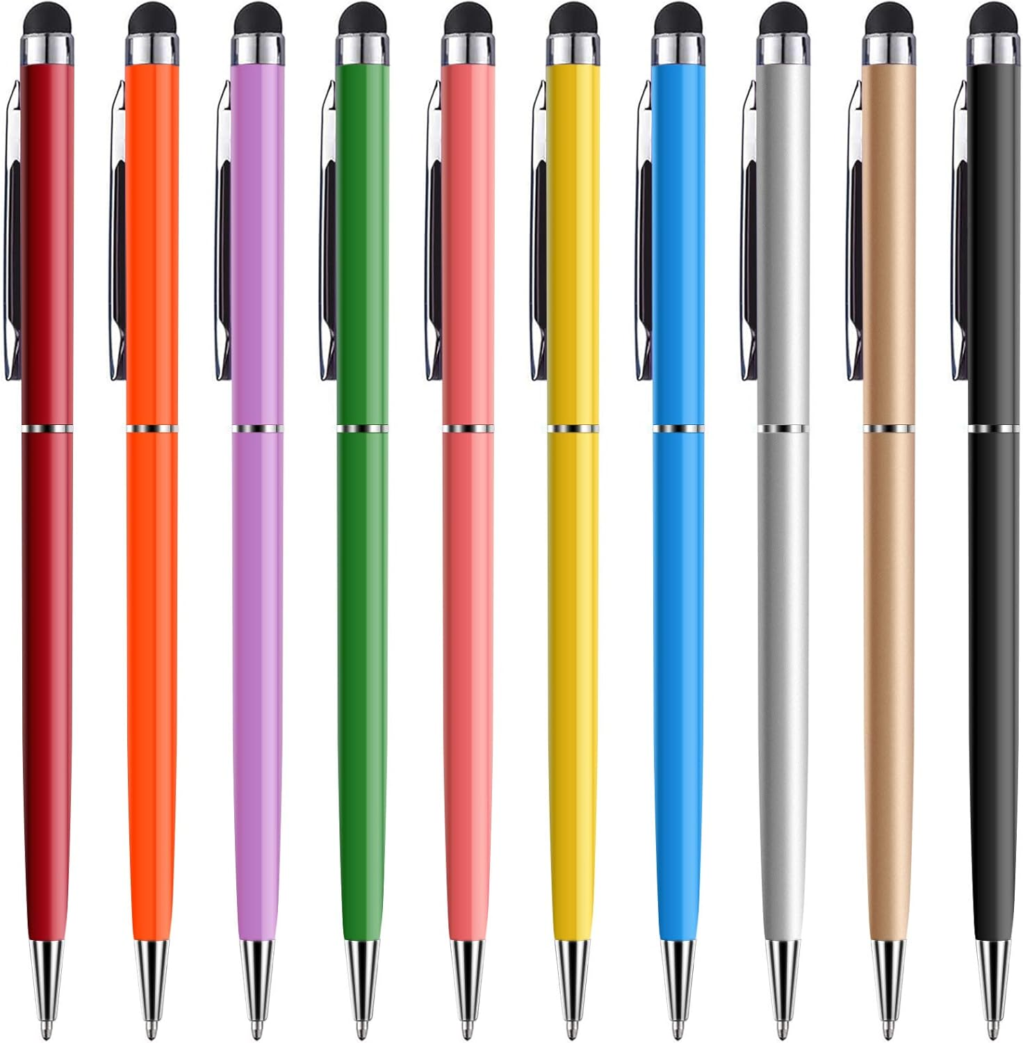 Stylus Pen for Touch Screens with Ballpoint Tip and Capacitive Precision