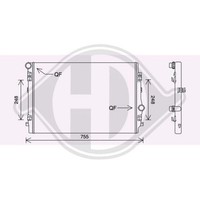 KüHler MotorküHlung Diederichs DCM3868 Diederichs Climate FüR Audi Skoda VW