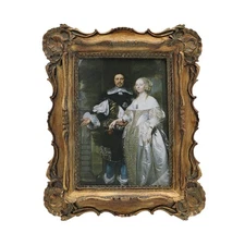 Vintage 5x7 Picture Frame, Antique Ornate Luxury Photo Frame, Table Top Displ...