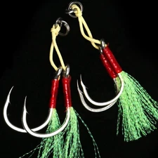 2PCS/PACK Mustad Double Assist Hooks 7/0