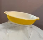 Pyrex 700 Yellow Pixie 10oz Au Gratin Casserole Dish Vintage Corning Small ~ EXC