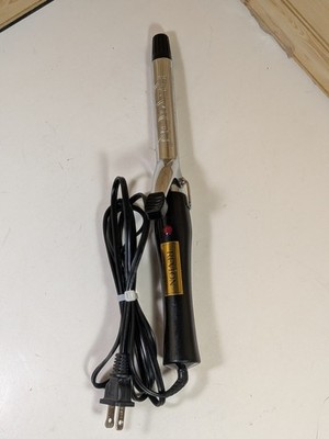 Vintage Revlon Cool Tip .75'' Curling Iron RVC099A Black. Tested