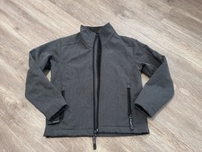 Roper Girls Grey/Black Polyester Softshell Jacket Fleece Lined