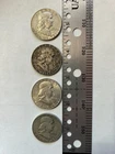 Franklin half dollar lot of 4, 1952, 1961, 1962, 1963