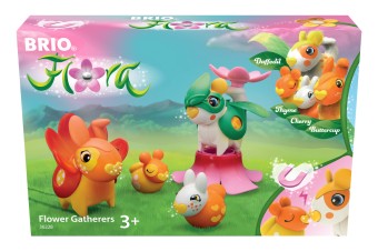 BRIO Flora Blumensammler - Spielset Mit Figuren Für Kreativen Natur-Spielspaß Ab 3 Jahren