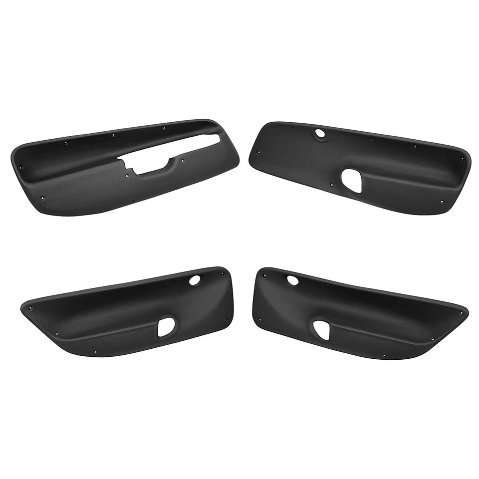 Juego de 4 insertos de panel de puerta delanteros y traseros 17-94C-BLK Coverlay para VW Jetta 01-04 Foto 2 de 4