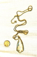Kendra Scott Iridescent Opalite Teardrop Pendant Necklace with 30" Chain