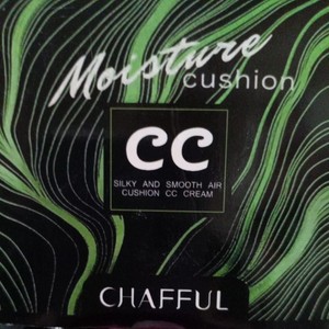 Chafful Air Cushion CC Cream Foundation Moisturizer Ivory NEW. Plus applicator. 