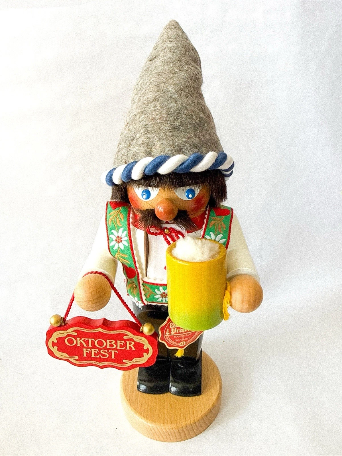 Steinbach Nutcracker Oktoberfest - 13" Tall. Handmade In Germany