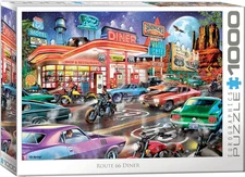 Route 66 Diner 1000 Piece Jigsaw Puzzle Eurographics New