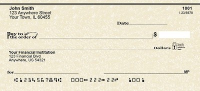 Personal Checks + Deposit Tickets + Register  1 Part or 2 Parts, QTY 25 or 50