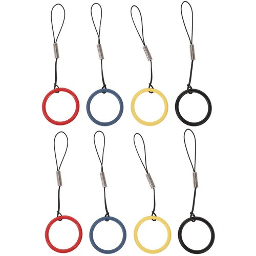 8 Pcs Metal Lanyard Ring Buckle Strap for Phone Mobile Hanging Key Chain - 第 8/10 張圖片