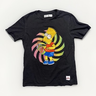 The Simpsons Bart Simpson Shirt Medium Psychedelic Squishee Graphic Tee