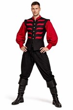 Men's Medieval Renaissance German Landsknecht Cotton Warrior Costume Tunic Top.