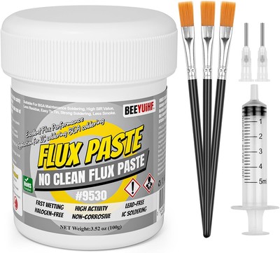 No-Clean Soldering Flux Paste, flux for Soldering, Solder Paste for... 