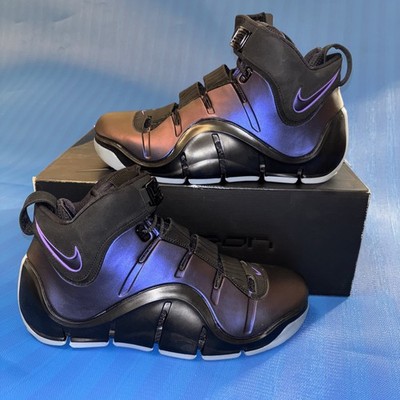 Nike Men's Zoom LeBron 4 Eggplant FN6251 001- Size 10 US New With