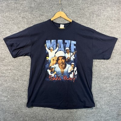 Maze Featuring Frankie Beverly T-Shirt Mens XL Blue Tour Merch Vintage
