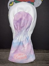 CMC DESIGN GALAXY GOLF CLUB DRIVER LINED HEADCOVER MULTI PASTEL NWT