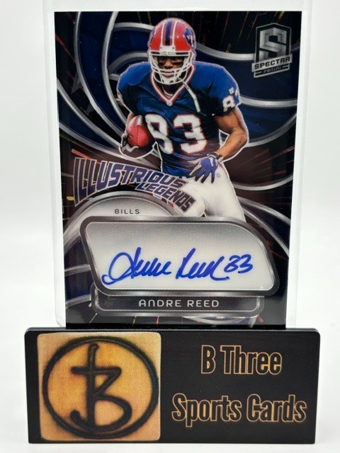 ANDRE REED 2024 Spectra Football #IL-ARD Illustrious Legends Auto /75 A3422