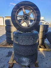 Set Of 4 Enkei T6R 17x9 Rims 4 17" Wheels W/Tires Off 2013 Honda Civic Hybrid