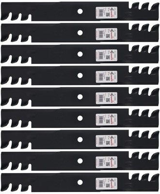 9 Rotary  Blades for Hustler  93340 John Deere  103-0301-S 60'' Deck