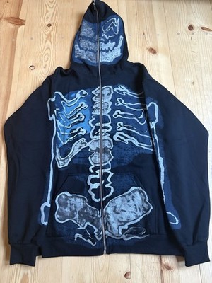 Travis Scott Cactus Jack Fragment Skeleton Graphic Full Zip Large