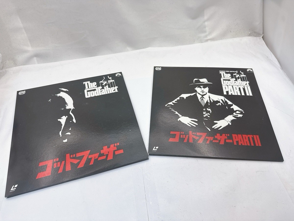 The Godfather Part I & II Laserdisc Set Japan LD Marlon Brando Al