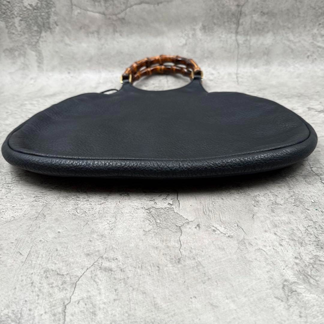 バッグ FW2003 GUCCI by Tom Ford HAND BAG Gucci Vintage FW2003 tom ford Bamboo Hand bag Tote Leather