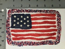 POLO RALPH LAUREN PATCHES BRAND NEW AMERICAN FLAG RED/WHITE/BLUE BORDER PATCH