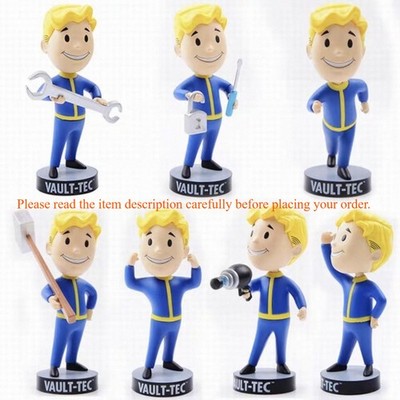 7pcs Fallout 4 3rd Generation Vault Boy Fallout Bobblehead 4.7inch Toy