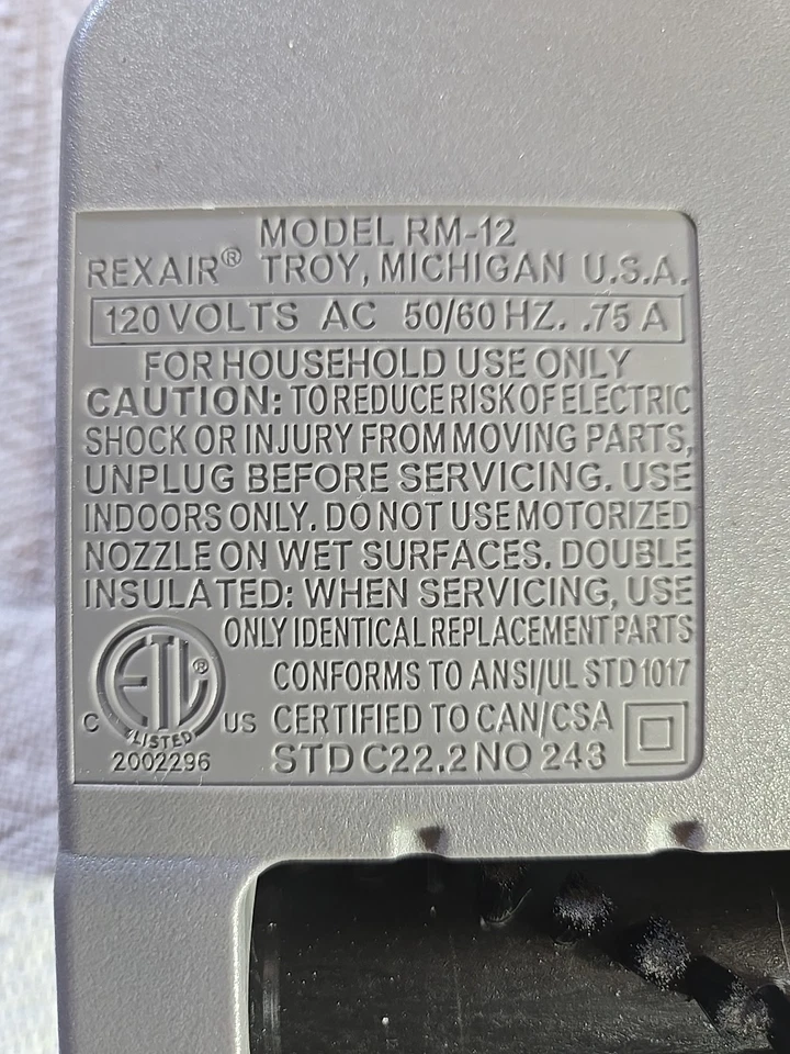 Nueva aspiradora Rainbow RainbowMate modelo RM-12 funciona para caja E2 muestra desgaste Foto 4 de 4