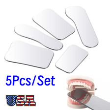 5Pcs Dental Orthodontic Photo Mirrors Glass Intra Oral Mouth Mirror Reflector