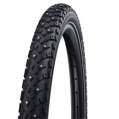 SCHWALBE Marathon Plus Spike HS Winterreifen 24x1.60 (47-507) SmartGuard Schwarz