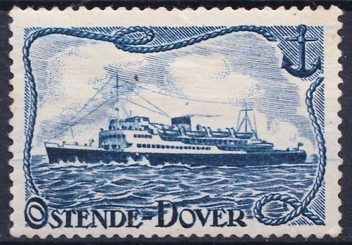 Belgium, 19?, Ostend-Dover ship, Seal, MH
