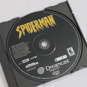 Spider-Man (Sega Dreamcast, 2001) Disc Only - Good Condition - Fully Tested USA
